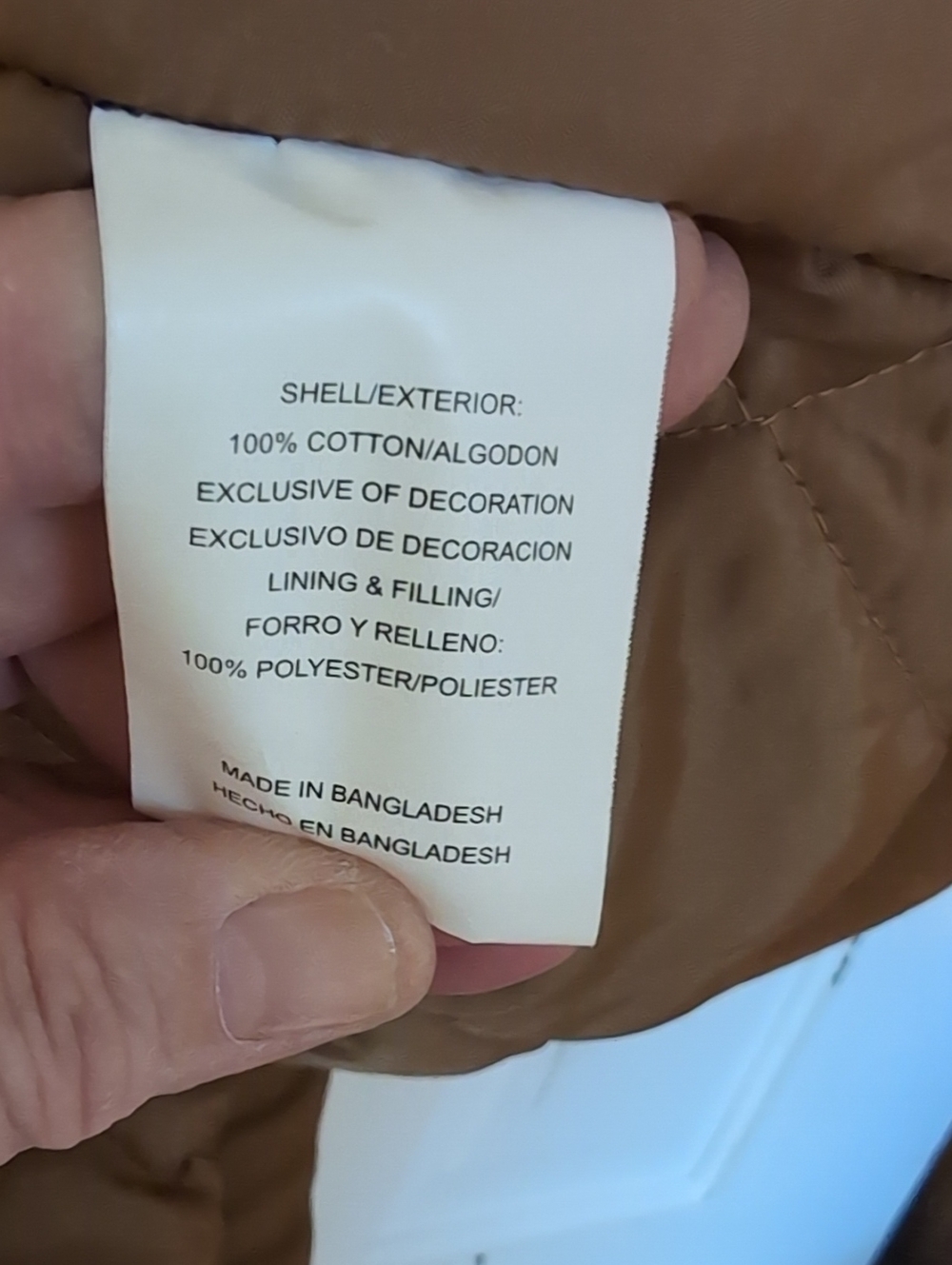 Wrangler Workwear tan jacket with dark brown corduroy collar Size Small 34-36 - Picture 4 of 7